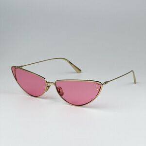 NEW Dior MISSDIOR B1U B0N0 Gold Pink Unisex Metal Cat Eye Sunglasses